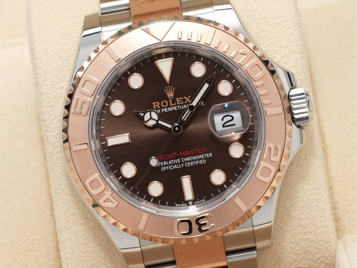ロレックス ヨットマスター40 Ref.126621 ステンレススチール/エバーローズゴールド チョコレート文字盤