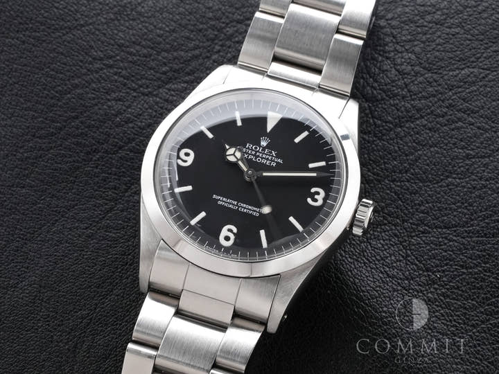 ロレックス エクスプローラーI Ref.1016 ステンレススチール ブラック文字盤