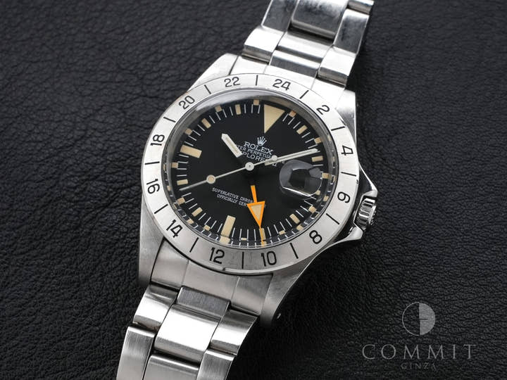 ロレックス エクスプローラーII Ref.1655 ステンレススチール ブラック文字盤