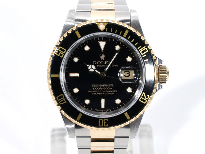 Rolex Submariner Date Ref. 16613LN Stainless Steel/Yellow Gold Black Dial
