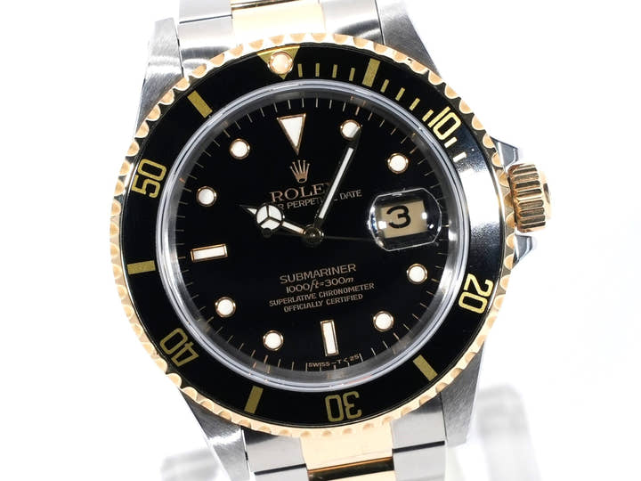Rolex Submariner Date Ref. 16613LN Stainless Steel/Yellow Gold Black Dial