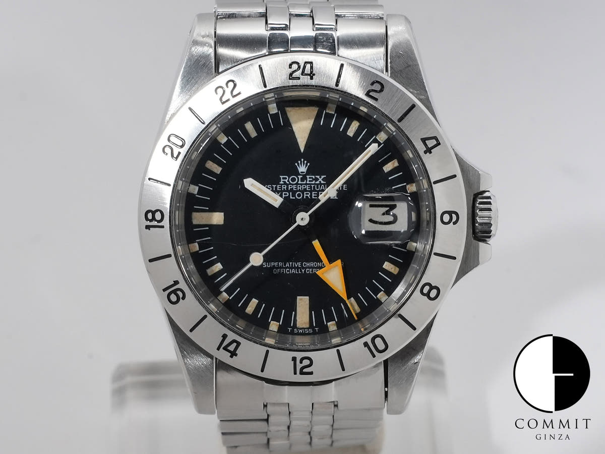 ロレックス エクスプローラーII Ref.1655 ステンレススチール ブラック文字盤