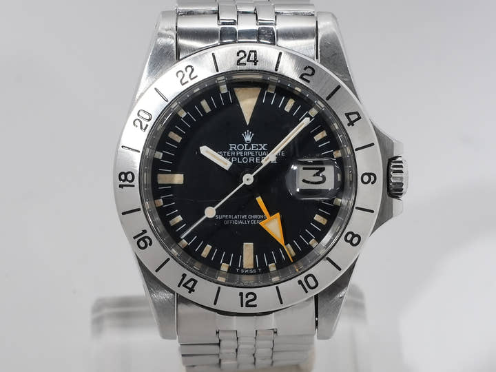 ロレックス エクスプローラーII Ref.1655 ステンレススチール ブラック文字盤