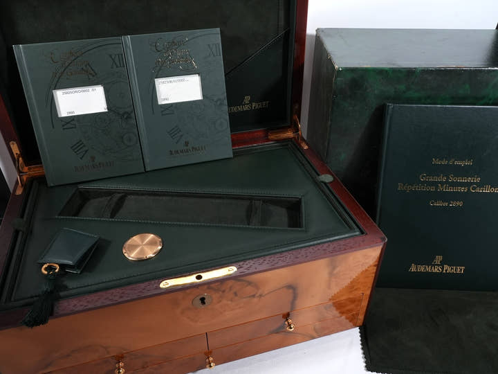 オーデマピゲ ジュール オーデマ グランソヌリ ミニッツリピーター カリヨン Ref.25825OR.OO.D002XX.01 ピンクゴールド シルバー文字盤