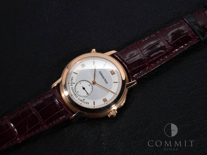 オーデマピゲ ジュール オーデマ グランソヌリ ミニッツリピーター カリヨン Ref.25825OR.OO.D002XX.01 ピンクゴールド シルバー文字盤