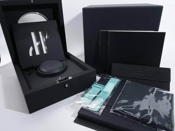 ウブロ ビッグバン ウニコ サマー Ref.441.UB.5120.NR マットターコイズ スケルトン文字盤 美品 tycnitwg