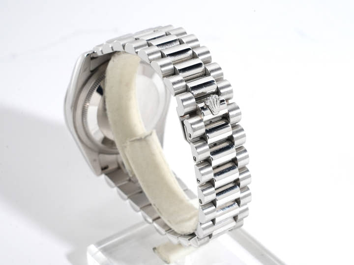 ロレックス デイデイト36 Ref.118206 プラチナ アイスブルー文字盤
