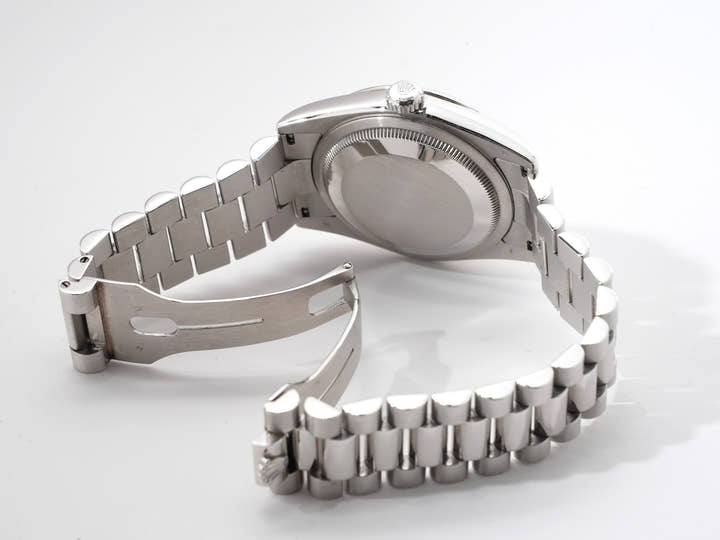 ロレックス デイデイト36 Ref.118206 プラチナ アイスブルー文字盤