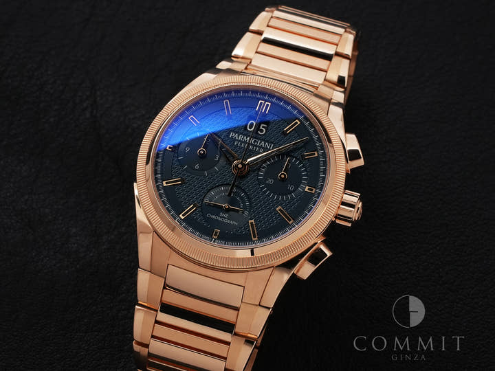 Parmigiani Fleurier Tondagraph GT Automatic Ref.PFC903-1500340-B00782 Blue Dial Used 2vdamunw