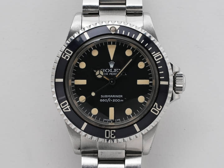 Rolex Submariner Ref. 5513 Stainless Steel Black Dial