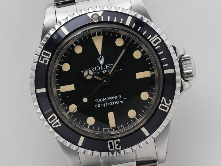 Rolex Submariner Ref. 5513 Stainless Steel Black Dial