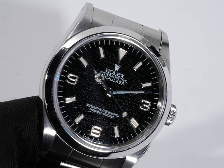 ロレックス エクスプローラーI Ref.14270 ステンレススチール ブラック文字盤