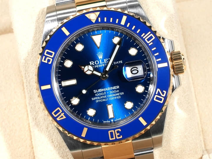 Rolex Submariner Date Ref. 126613LB Stainless Steel/Yellow Gold Blue Dial
