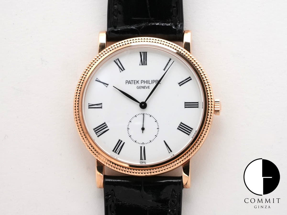 パテックフィリップ カラトラバ Ref.5116R-001 ローズゴールド エナメル文字盤