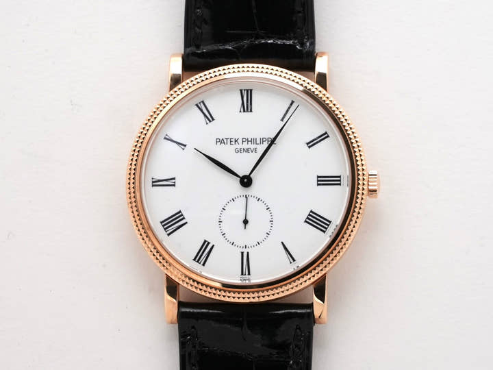 パテックフィリップ カラトラバ Ref.5116R-001 ローズゴールド エナメル文字盤