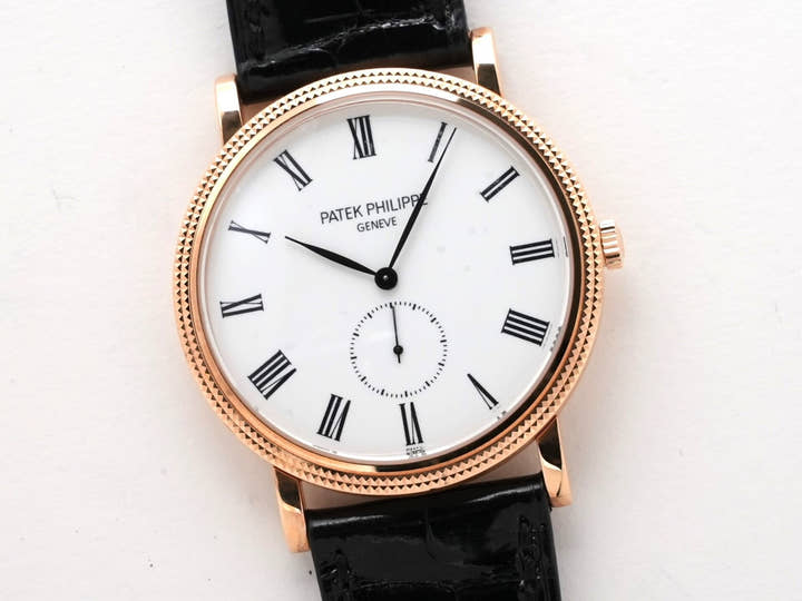 パテックフィリップ カラトラバ Ref.5116R-001 ローズゴールド エナメル文字盤