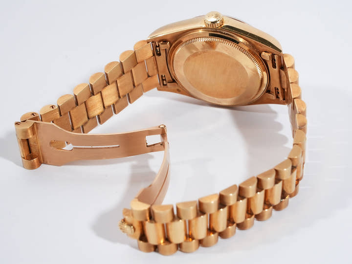 ロレックス デイデイト36 Ref.18038 イエローゴールド オニキス文字盤