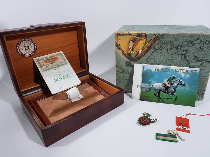 ロレックス デイデイト36 Ref.18038 イエローゴールド オニキス文字盤