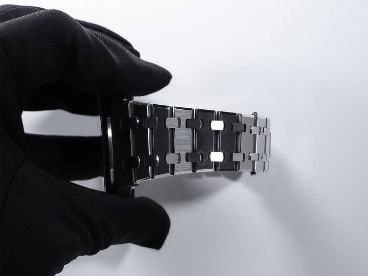 オーデマピゲ ロイヤルオーク ダブル バランスホイール オープンワーク Ref.15407ST.OO.1220ST.01 ステンレススチール スケルトン文字盤