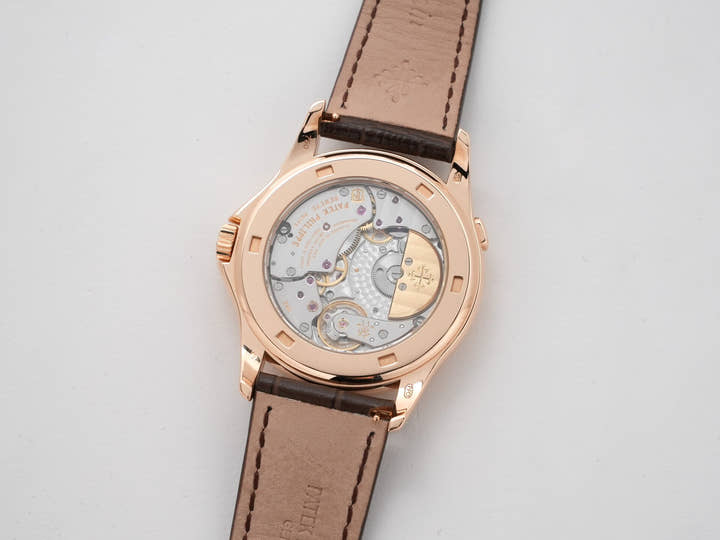 パテックフィリップ コンプリケーション ワールドタイム Ref.5130R-018 ローズゴールド シルバー文字盤