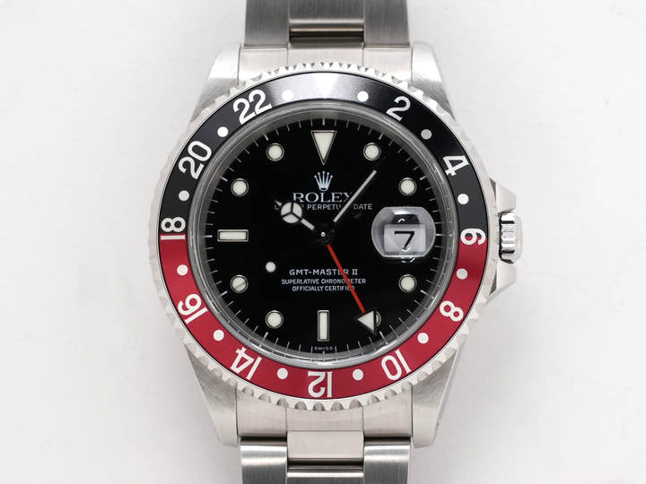ロレックス GMTマスターII Ref.16710 ステンレススチール ブラック文字盤 オイスターブレスレット