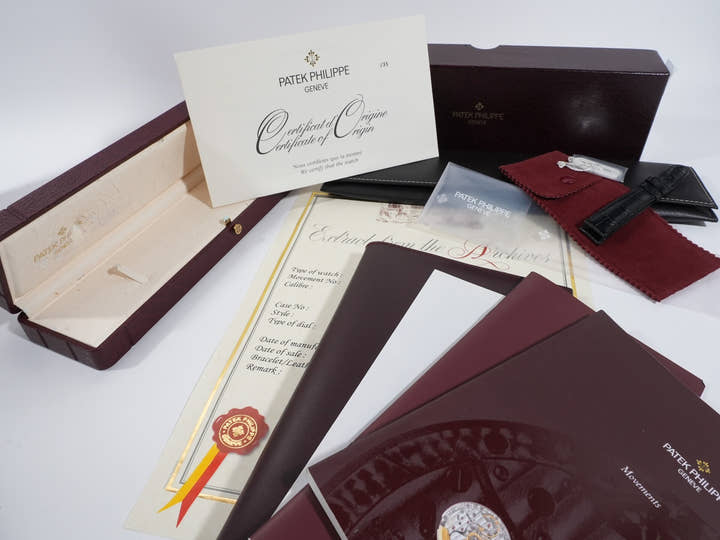 パテックフィリップ カラトラバ ハロッズ Ref.3923R-016 ローズゴールド シルバー文字盤