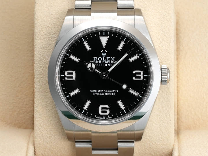 ロレックス エクスプローラー40 Ref.224270 ステンレススチール ブラック文字盤