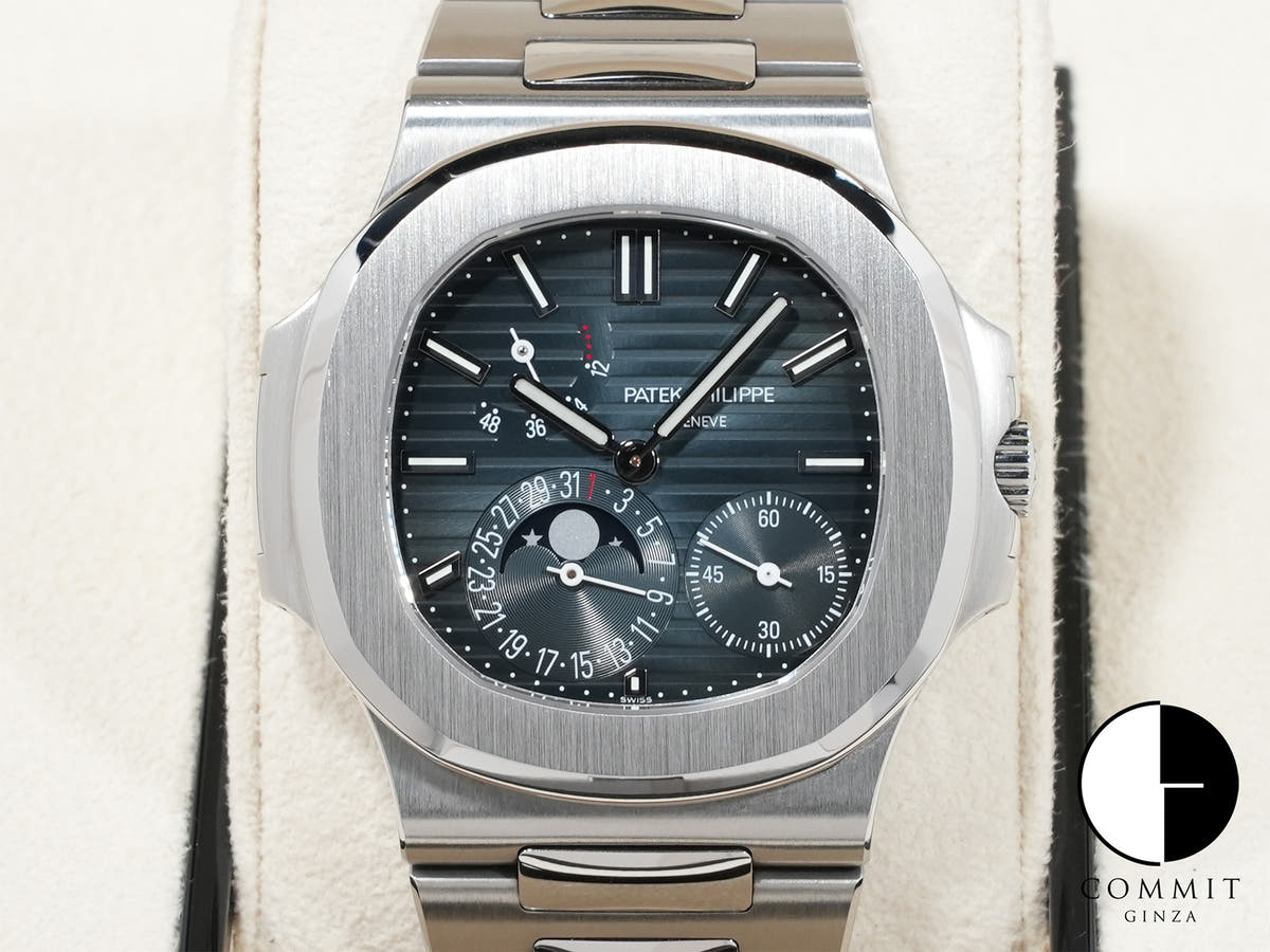 パテックフィリップ ノーチラス プチコンプリケーション Ref.5712/1A-001 ステンレススチール ブルー文字盤