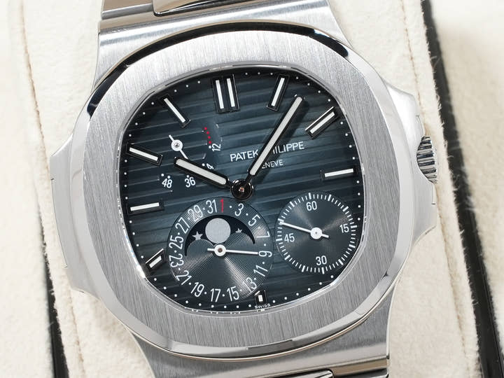 パテックフィリップ ノーチラス プチコンプリケーション Ref.5712/1A-001 ステンレススチール ブルー文字盤