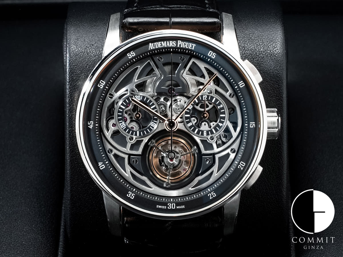 オーデマピゲ CODE 11.59 バイ オーデマ ピゲ Ref.26399CR.OO.D002CR.01 ホワイトゴールド/ピンクゴールド オープンワーク文字盤