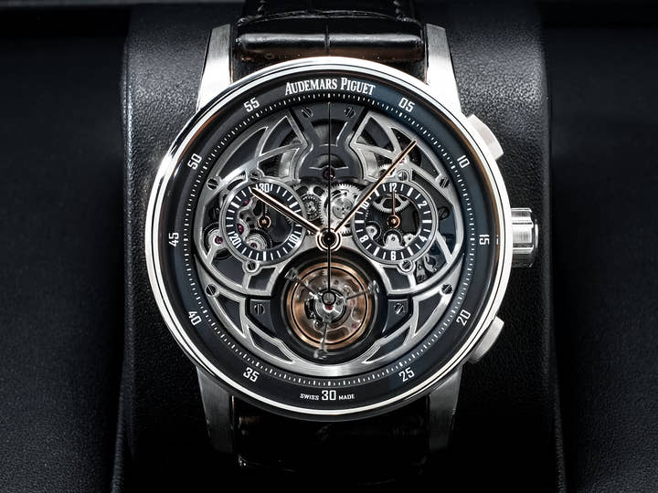 オーデマピゲ CODE 11.59 バイ オーデマ ピゲ Ref.26399CR.OO.D002CR.01 ホワイトゴールド/ピンクゴールド オープンワーク文字盤