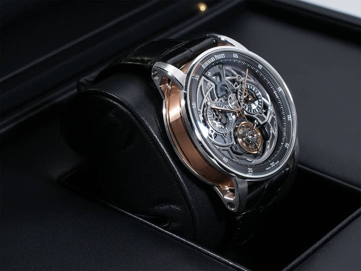 オーデマピゲ CODE 11.59 バイ オーデマ ピゲ Ref.26399CR.OO.D002CR.01 ホワイトゴールド/ピンクゴールド オープンワーク文字盤