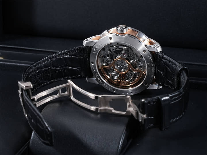 オーデマピゲ CODE 11.59 バイ オーデマ ピゲ Ref.26399CR.OO.D002CR.01 ホワイトゴールド/ピンクゴールド オープンワーク文字盤