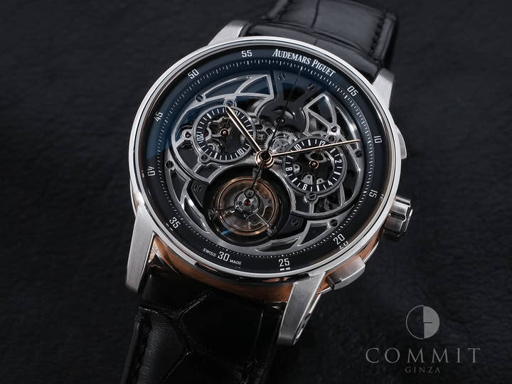 オーデマピゲ CODE 11.59 バイ オーデマ ピゲ Ref.26399CR.OO.D002CR.01 ホワイトゴールド/ピンクゴールド オープンワーク文字盤