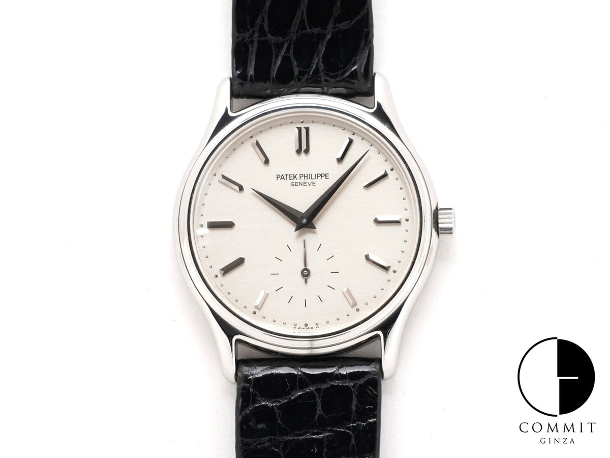 パテックフィリップ カラトラバ Ref.3923A ステンレススチール シルバー文字盤