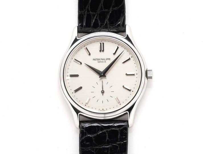 パテックフィリップ カラトラバ Ref.3923A ステンレススチール シルバー文字盤