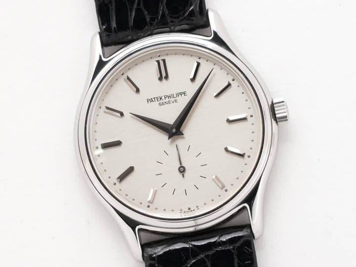 パテックフィリップ カラトラバ Ref.3923A ステンレススチール シルバー文字盤
