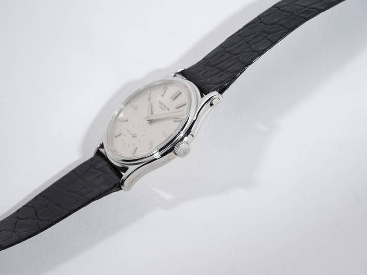 パテックフィリップ カラトラバ Ref.3923A ステンレススチール シルバー文字盤