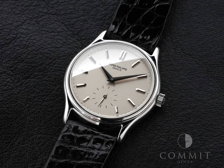 パテックフィリップ カラトラバ Ref.3923A ステンレススチール シルバー文字盤