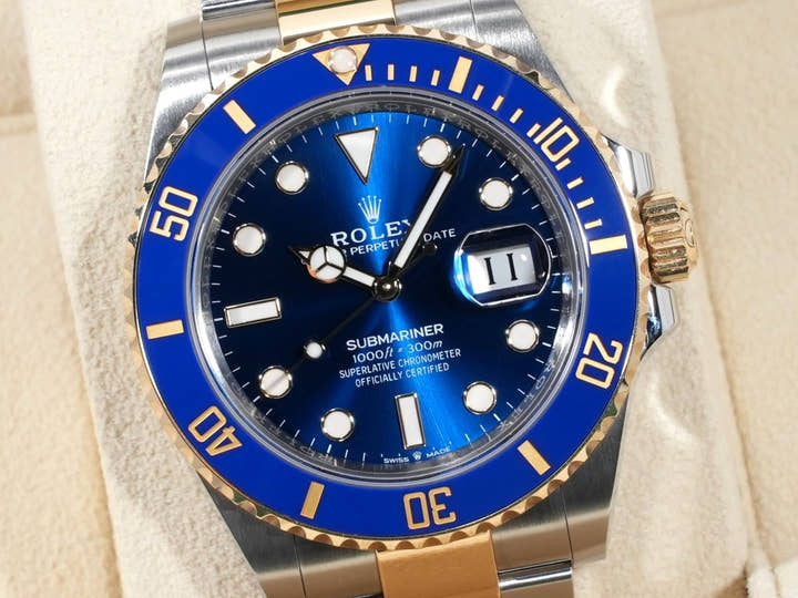 Rolex Submariner Date Ref. 126613LB Stainless Steel/Yellow Gold Blue Dial