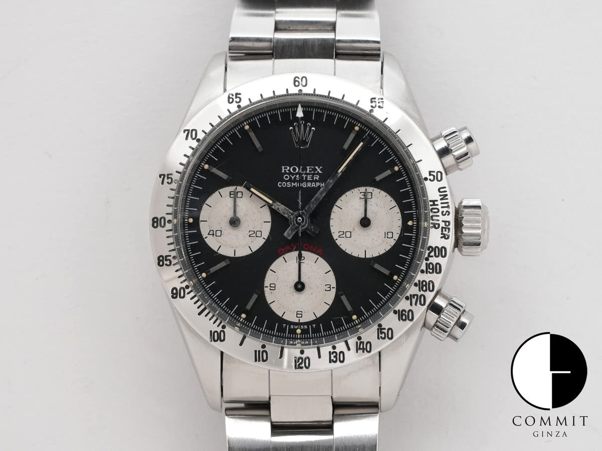 ロレックス デイトナ Ref.6265 ステンレススチール ブラック文字盤