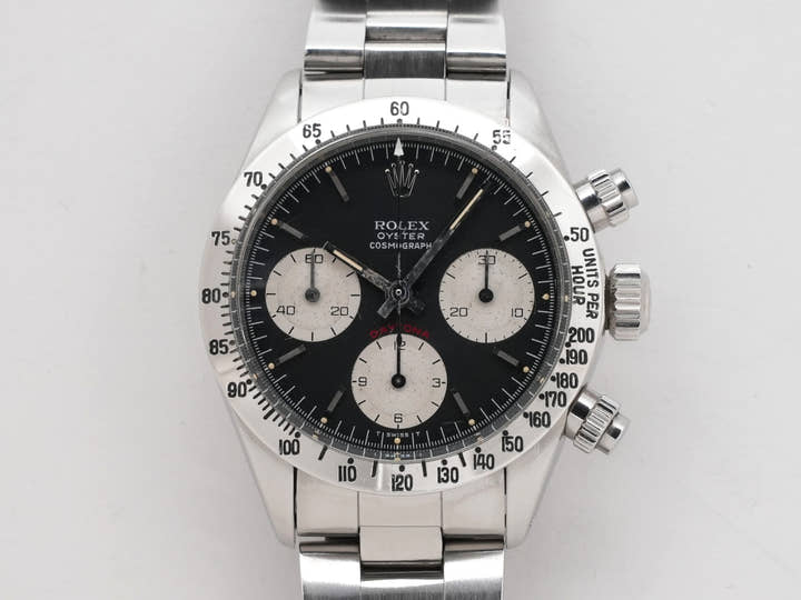 ロレックス デイトナ Ref.6265 ステンレススチール ブラック文字盤