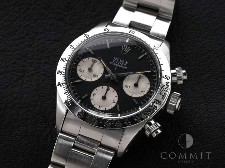 ロレックス デイトナ Ref.6265 ステンレススチール ブラック文字盤