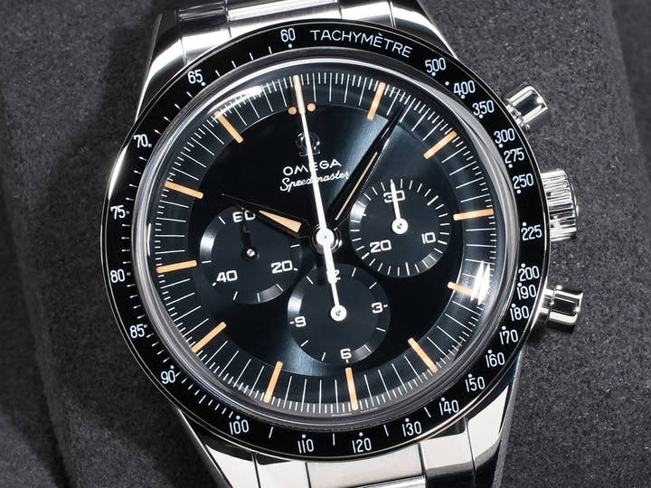 オメガ スピードマスター ファースト オメガ イン スペース Ref.310.30.40.50.06.001 ブルーグレー文字盤 未使用 45dhuepz