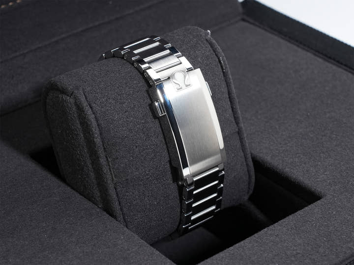 オメガ スピードマスター ファースト オメガ イン スペース Ref.310.30.40.50.06.001 ブルーグレー文字盤 未使用 45dhuepz