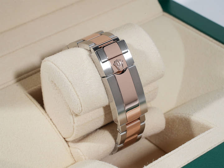 ロレックス ヨットマスター37 Ref.268621 ステンレススチール/エバーローズゴールド ブラック文字盤