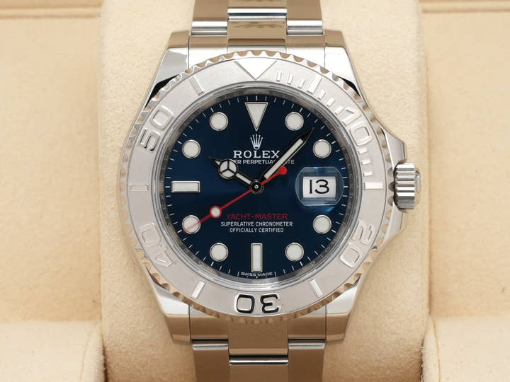 ロレックス ヨットマスター40 Ref.116622 ステンレススチール/プラチナ ブルー文字盤