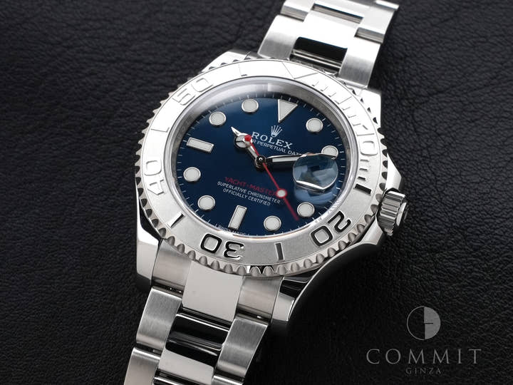 ロレックス ヨットマスター40 Ref.116622 ステンレススチール/プラチナ ブルー文字盤