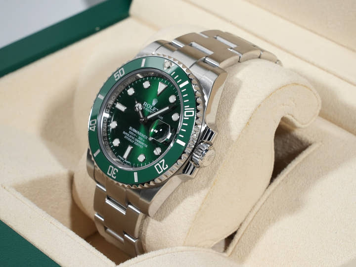 ロレックス サブマリーナー デイト Ref.116610LV ステンレススチール グリーン文字盤