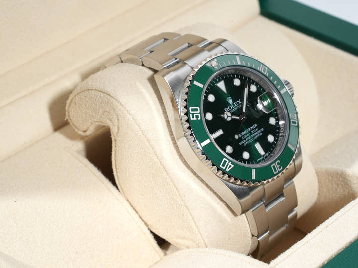 ロレックス サブマリーナー デイト Ref.116610LV ステンレススチール グリーン文字盤